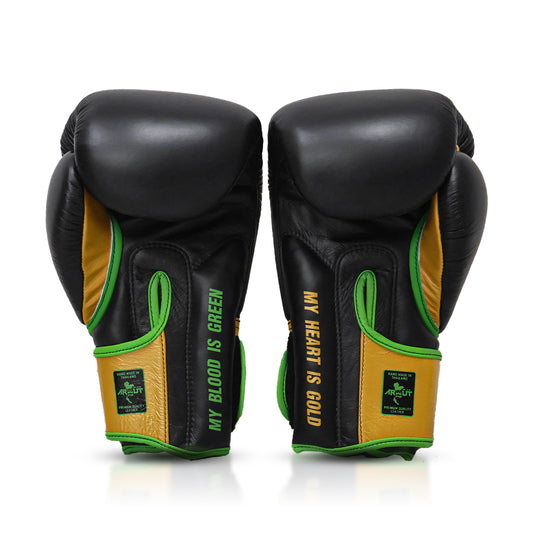 Arwut X WBC Muay Thai Boxing Gloves BG5 Limited Edition Black Courage