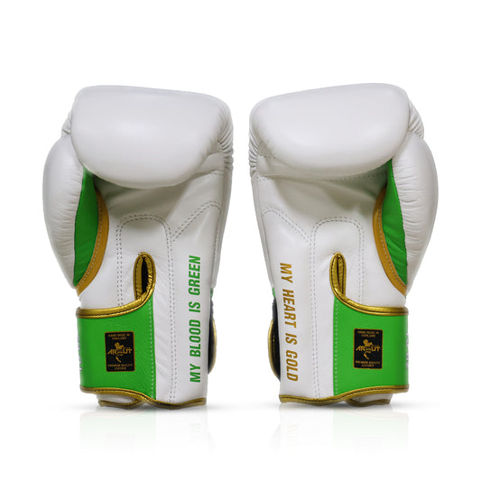 Arwut X WBC Muay Thai Boxing Gloves BG5 Limited Edition White True Grit
