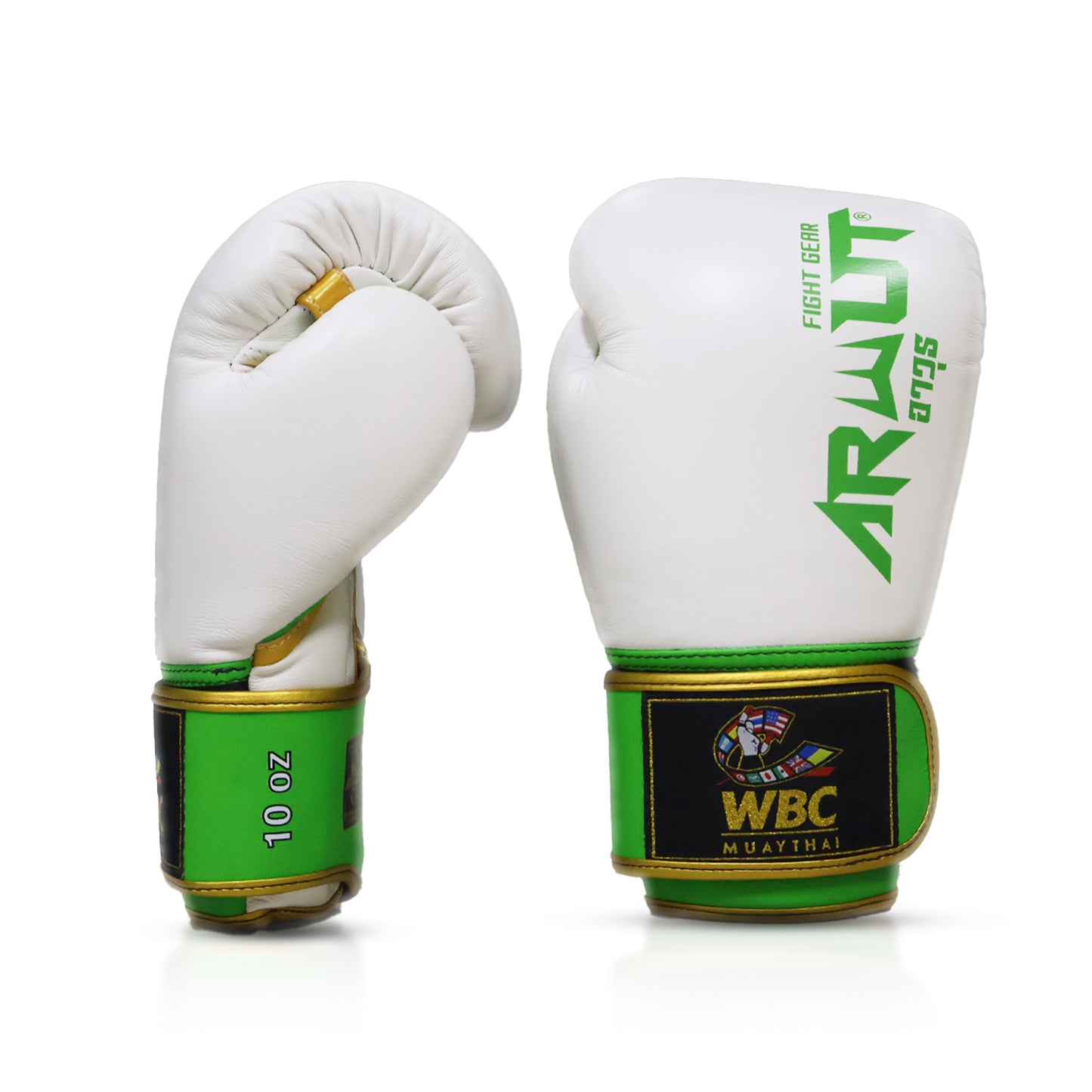 Arwut X WBC Muay Thai Boxing Gloves BG5 Limited Edition White True Grit