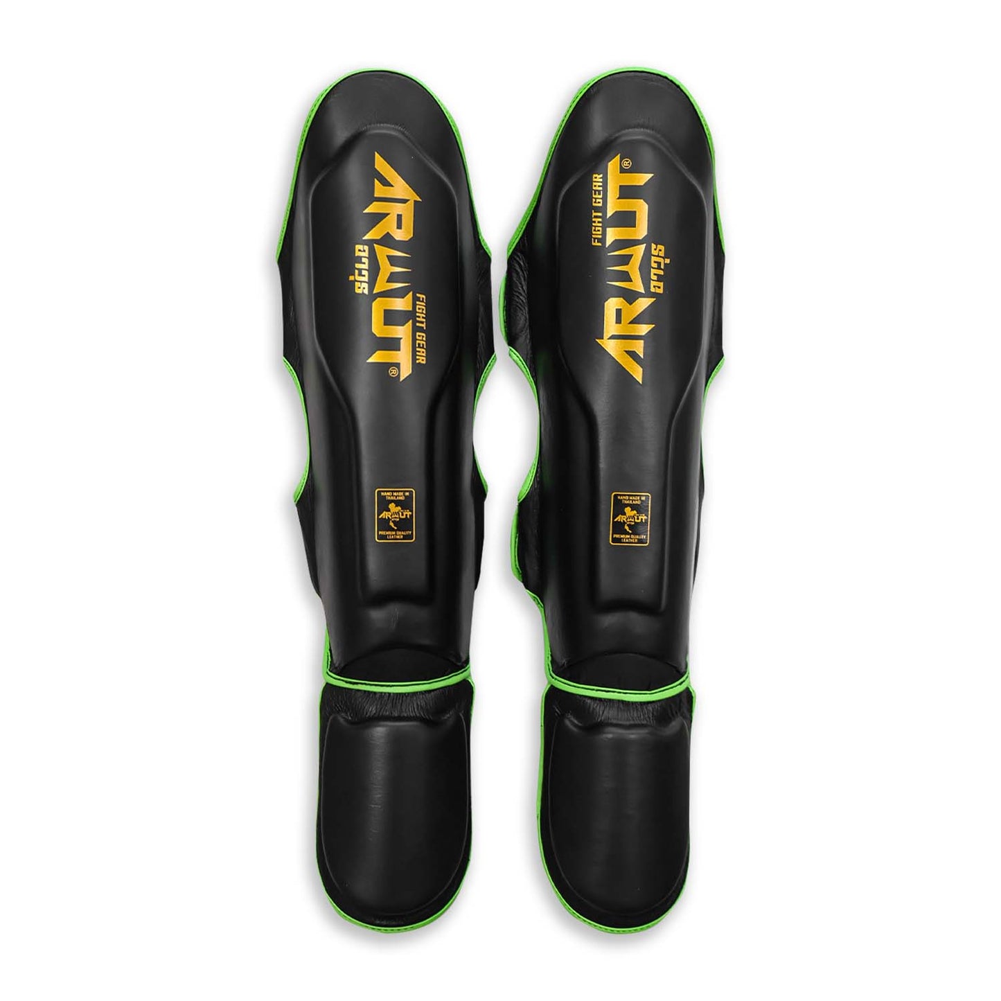 Arwut X WBC Muay Thai Shin Guards SG3 Limited Edition Black Courage