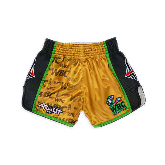 Arwut X WBC Muay Thai Shorts BS2 Limited Edition Golden Heart