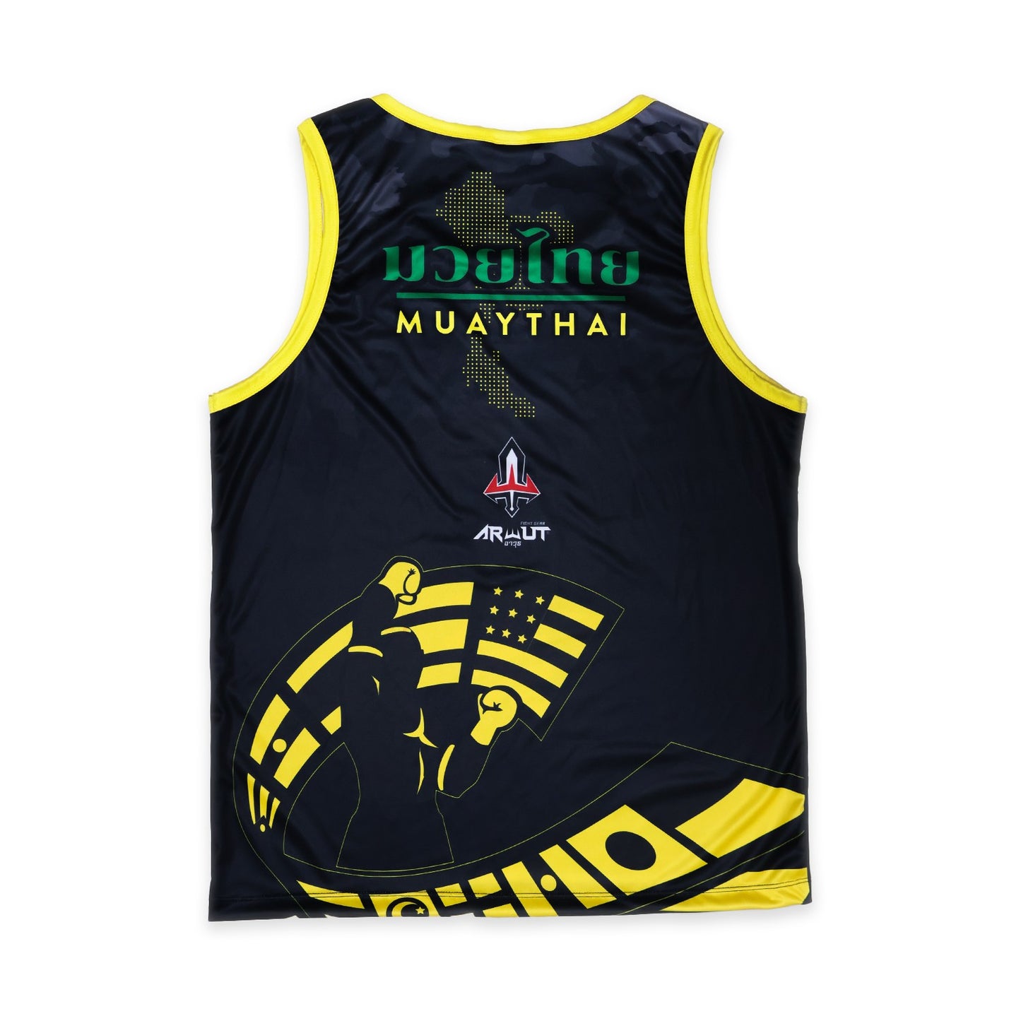 Arwut X WBC Muay Thai Singlet Black Crown