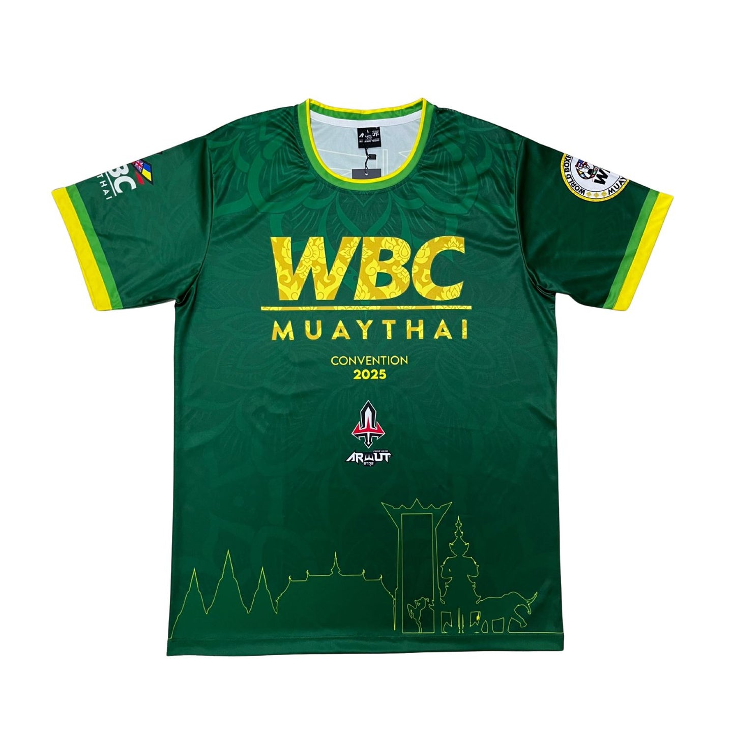 Arwut X WBC Muay Thai T-Shirt Green Lotus