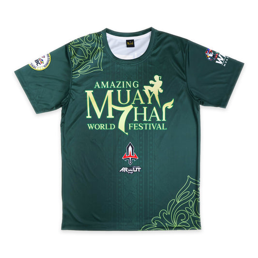 Arwut X WBC Muay Thai Amazing Muay Thai Verona Edition T-Shirt Emerald