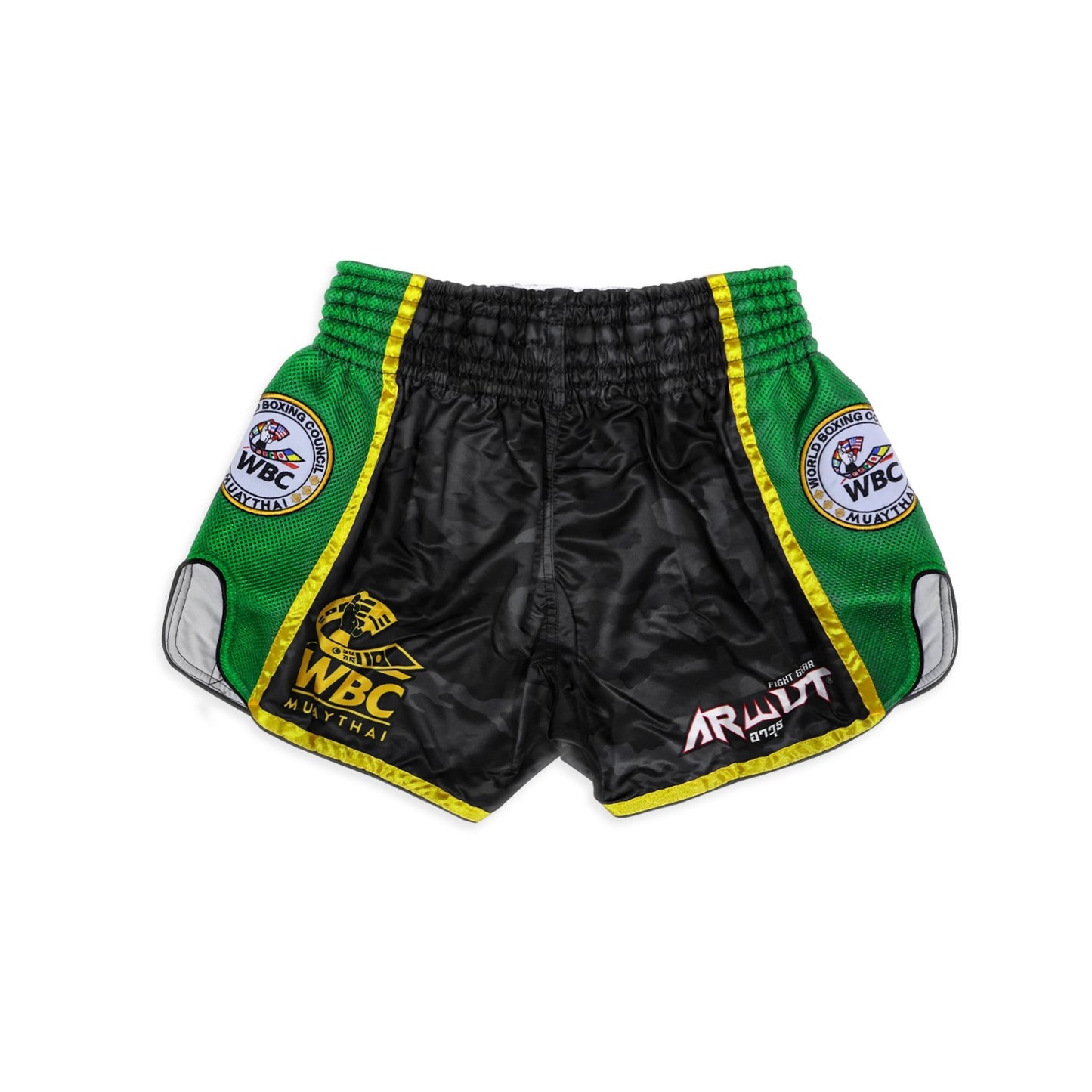 Arwut X WBC Muay Thai Shorts BS2 Limited Edition Black Emerald